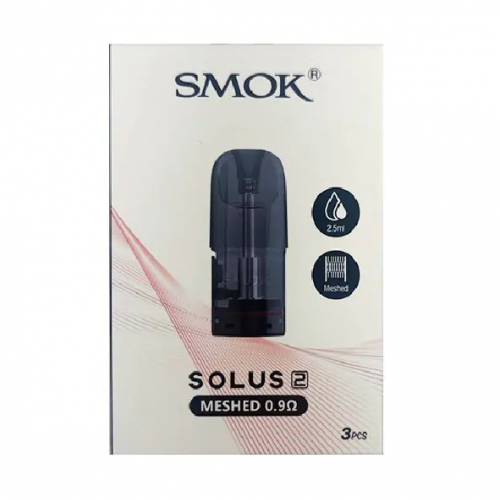 SOLUS 2 Meshed 0.9 Ohm Replacement Pod (US Version) (3pcs/pack)