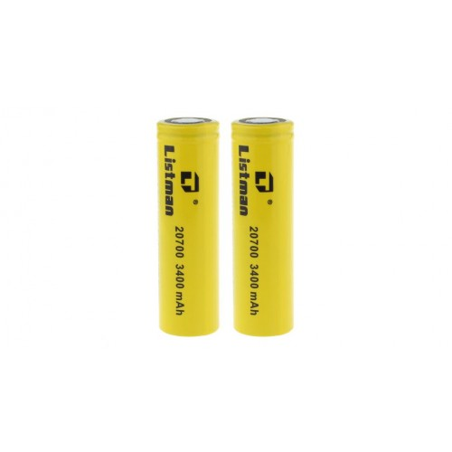 IMR 20700 3.7V 3400mAh Battery by Listman
