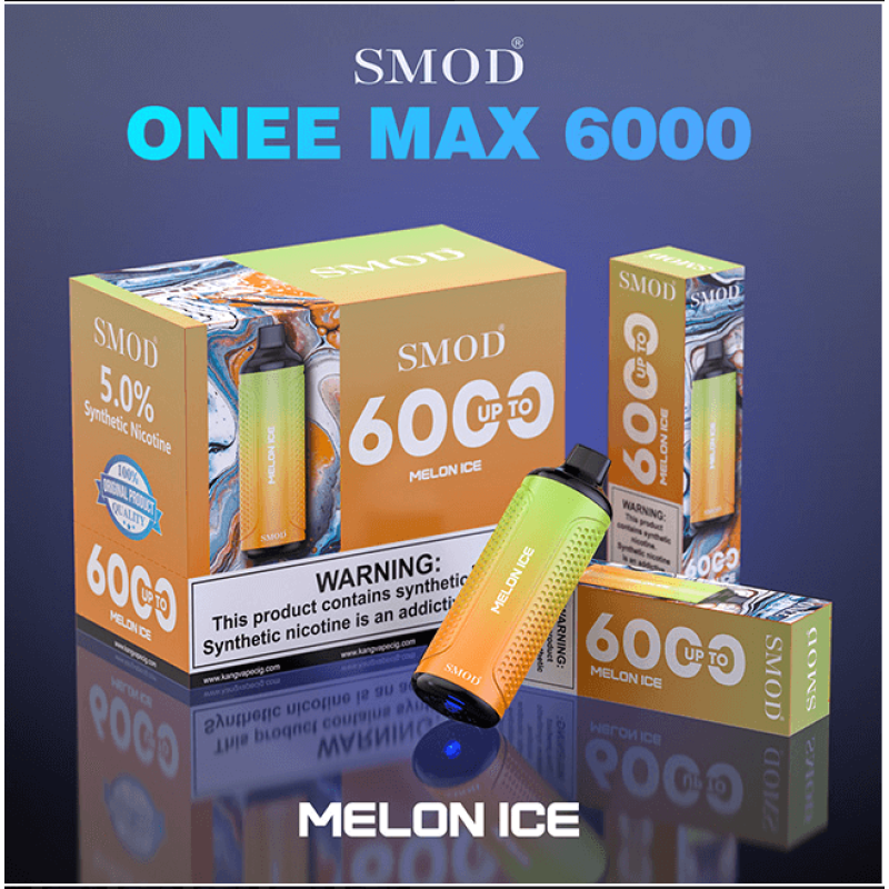 Kangvape SMOD Onee Max Disposable 6000 Puffs (Box of 10) Kangvape SMOD Onee Max Disposable 6000 Puffs (Box of 10)