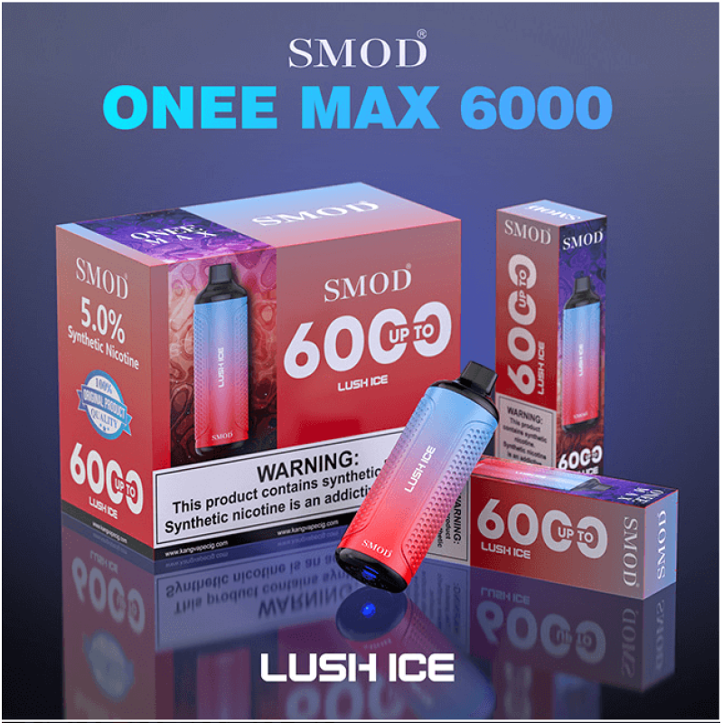 Kangvape SMOD Onee Max Disposable 6000 Puffs (Box of 10) Kangvape SMOD Onee Max Disposable 6000 Puffs (Box of 10)
