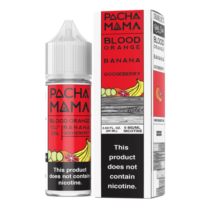 Pachamama Tobacco Free Nicotine E-Liquid 