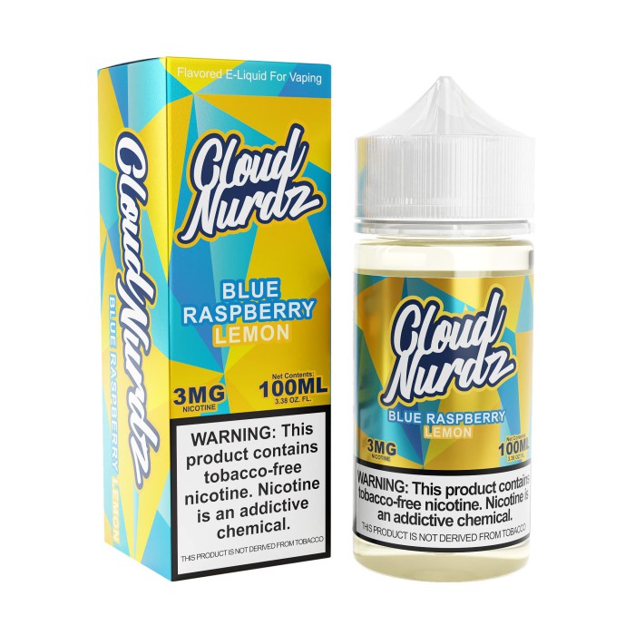 Cloud Nurdz Tobacco Free Nicotine E-Liquid Cloud Nurdz Tobacco Free Nicotine E-Liquid