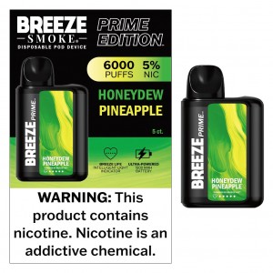 Breeze Smoke Prime Edition 6000 Puff Disposable (Box of 5)