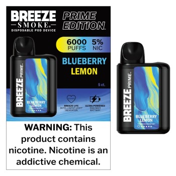 Breeze Smoke Prime Edition 6000 Puff Disposable (Box of 5) Breeze Smoke Prime Edition 6000 Puff Disposable (Box of 5)