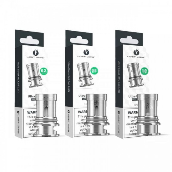 Ultra Boost Replacement Coils by Lost Vape (5-Pcs Per Pack)