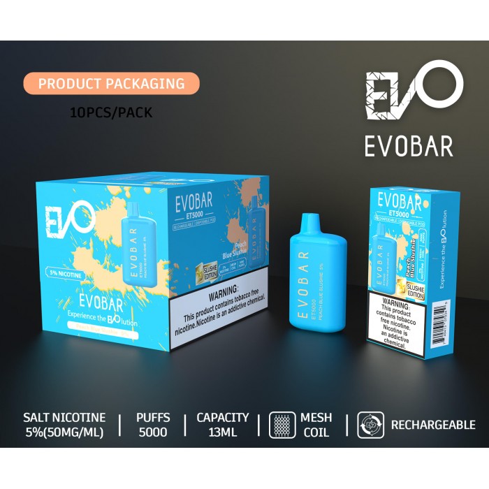 EVO Bar ET5000 Disposable [Slushie Edition] by EVO (Box of 10)