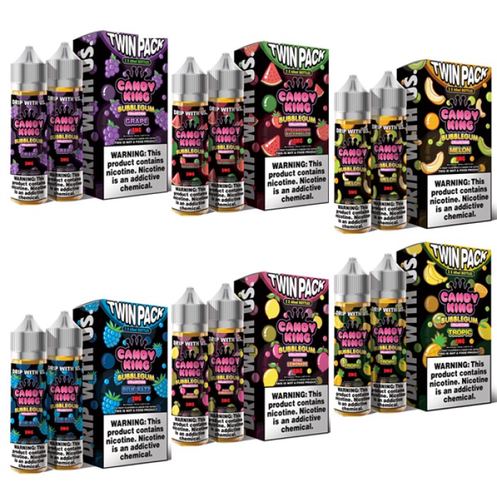 On Salt Strawberry Watermelon Cloudy O Funky (COF) Bubblegum Queen - Grape  - Vape Juice & E Liquid On Ice Strawberry Watermelon Australia