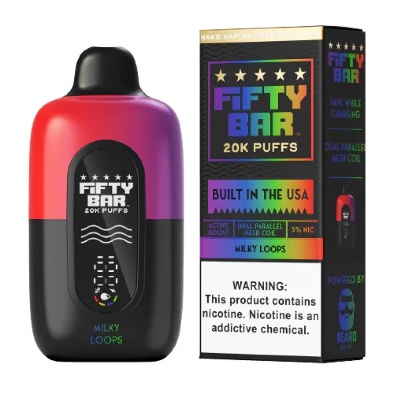 Fifty Bar 20K Puffs Disposable (Box of 5) Fifty Bar 20K Puffs Disposable (Box of 5)