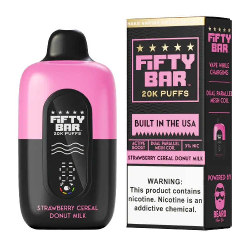 Fifty Bar 20K Puffs Disposable (Box of 5) Fifty Bar 20K Puffs Disposable (Box of 5)