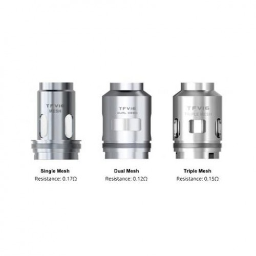 TFV16 Replacement Coils by Smok  (3-Pcs Per Pack)