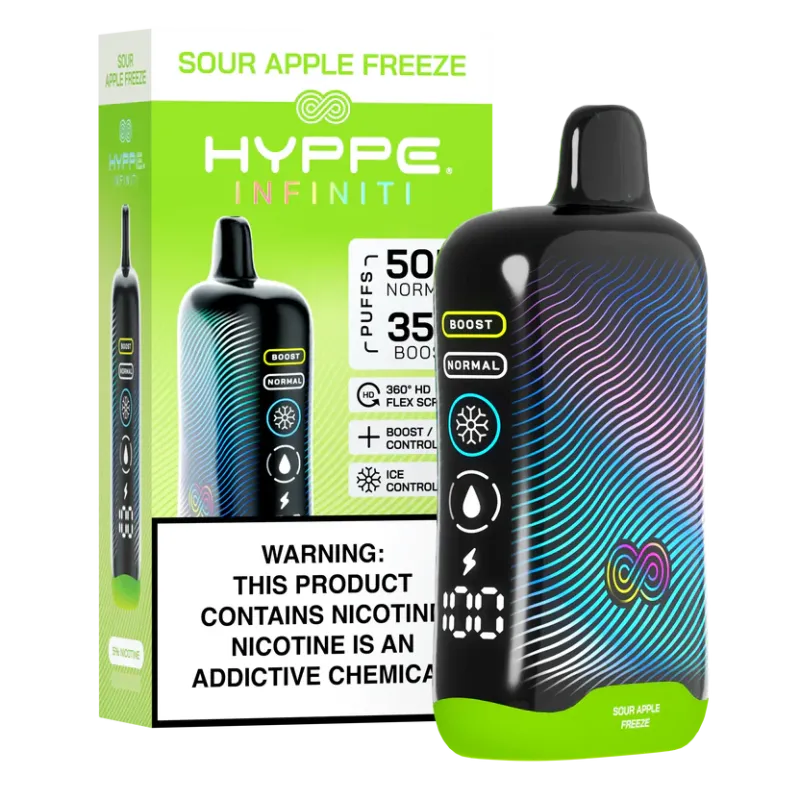 Hyppe Infiniti 50K Disposable (Box of 5) Hyppe Infiniti 50K Disposable (Box of 5)