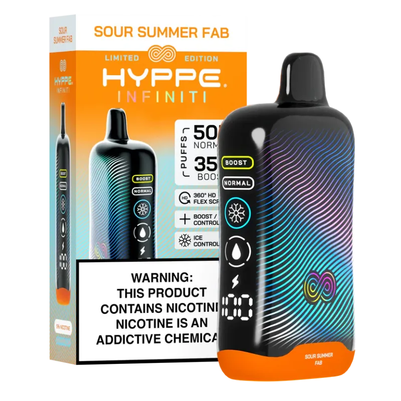 Hyppe Infiniti 50K Disposable (Box of 5) Hyppe Infiniti 50K Disposable (Box of 5)