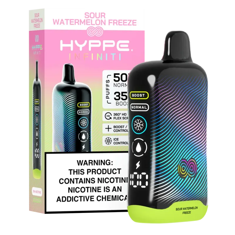 Hyppe Infiniti 50K Disposable (Box of 5) Hyppe Infiniti 50K Disposable (Box of 5)