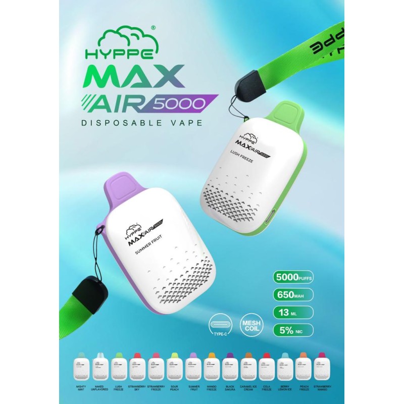 Hyppe Max Air Mesh Coil Disposable (Box of 5) Hyppe Max Air Mesh Coil Disposable (Box of 5)