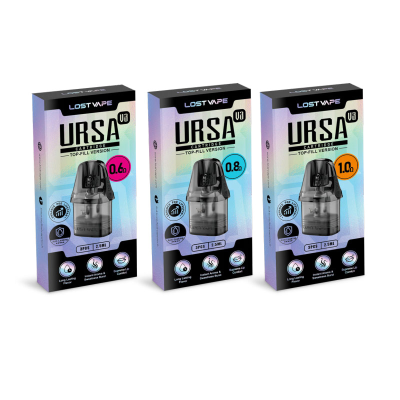 Ursa V3 Pod Cartridge (3PK) by Lost Vape Ursa V3 Pod Cartridge (3PK) by Lost Vape