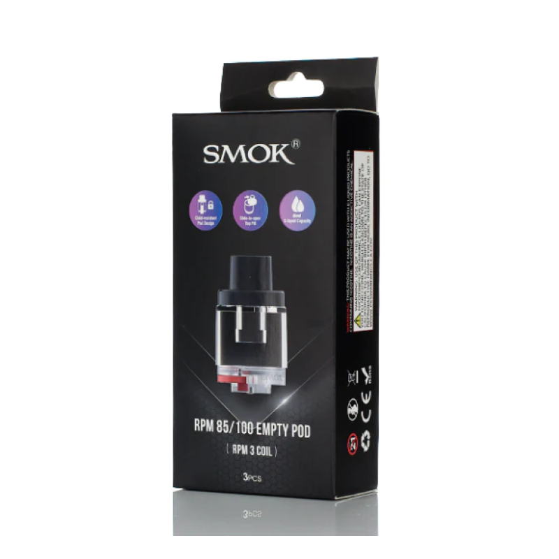 RPM (85/100) Empty Pod (RPM 3 Coil) (3pcs/pack) RPM (85/100) Empty Pod (RPM 3 Coil) (3pcs/pack)