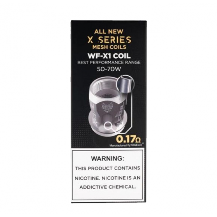 X-Series Replacement Coils by Snowwolf (5-Pcs Per Pack)