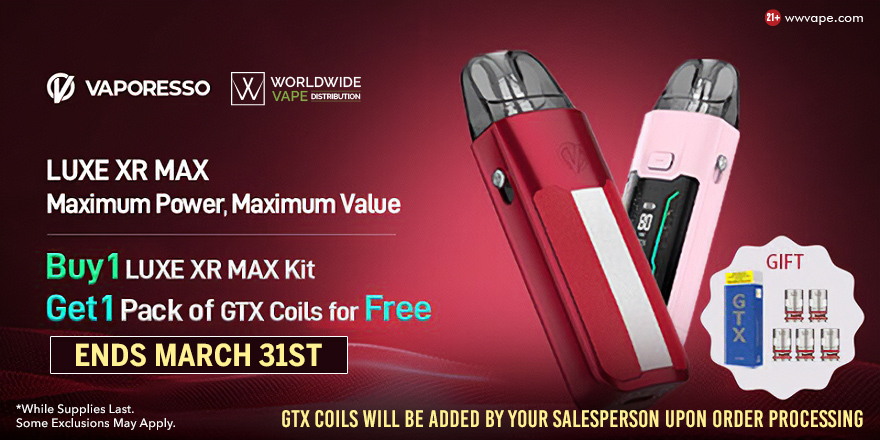 LUXE XR MAX by Vaporesso Promotion