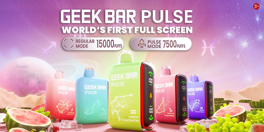 New Geek Bar Pulse Disposable Vape