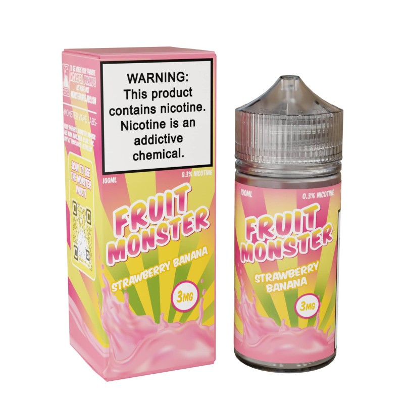Fruit Monster Tobacco-Free Nicotine E-Liquid by Monster Vape Labs
