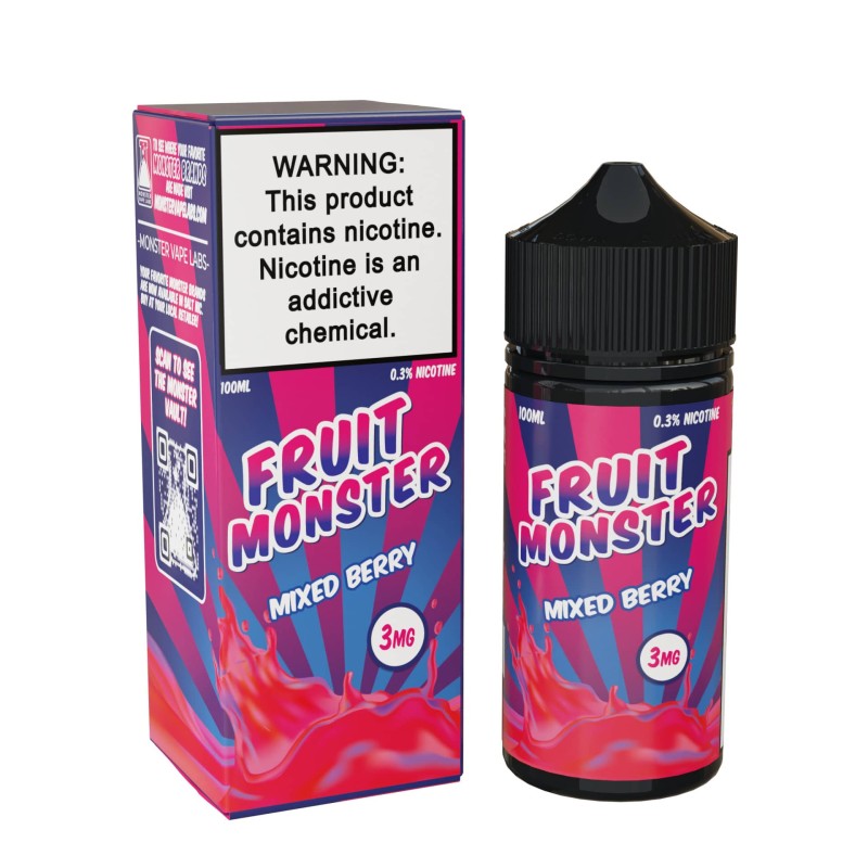 Fruit Monster Tobacco-Free Nicotine E-Liquid by Monster Vape Labs