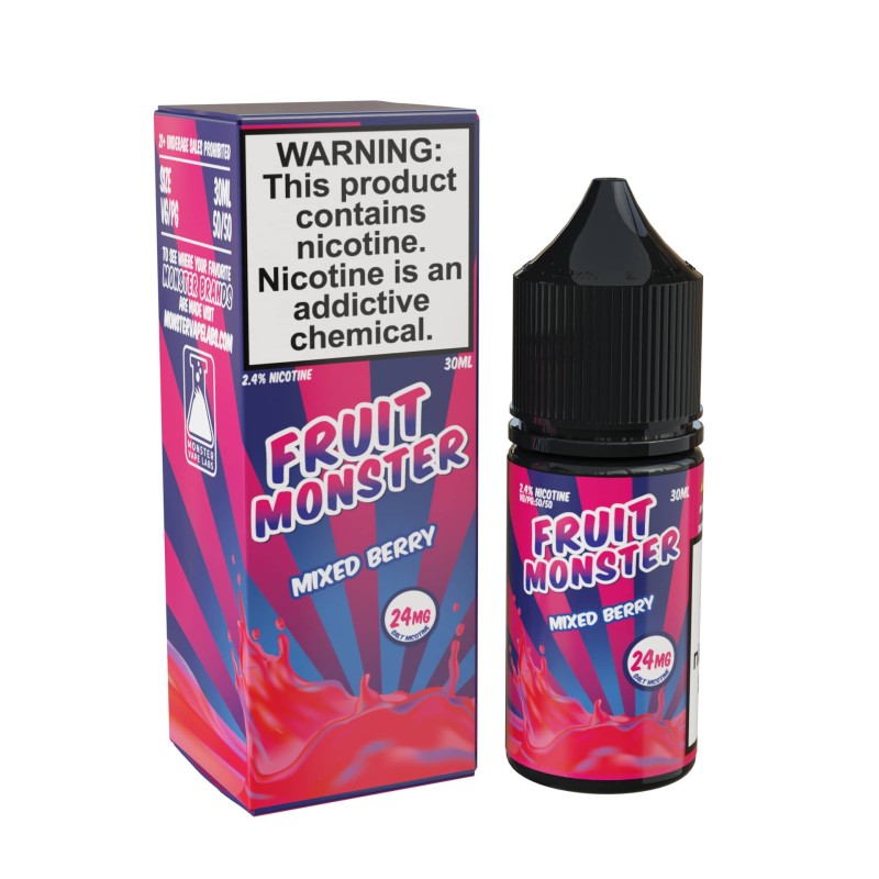 Fruit Monster Tobacco-Free Nicotine Salt E-Liquid by Monster Vape Labs