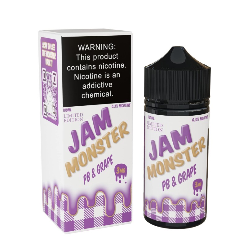 Jam Monster Tobacco-Free Nicotine E-Liquid by Monster Vape Labs