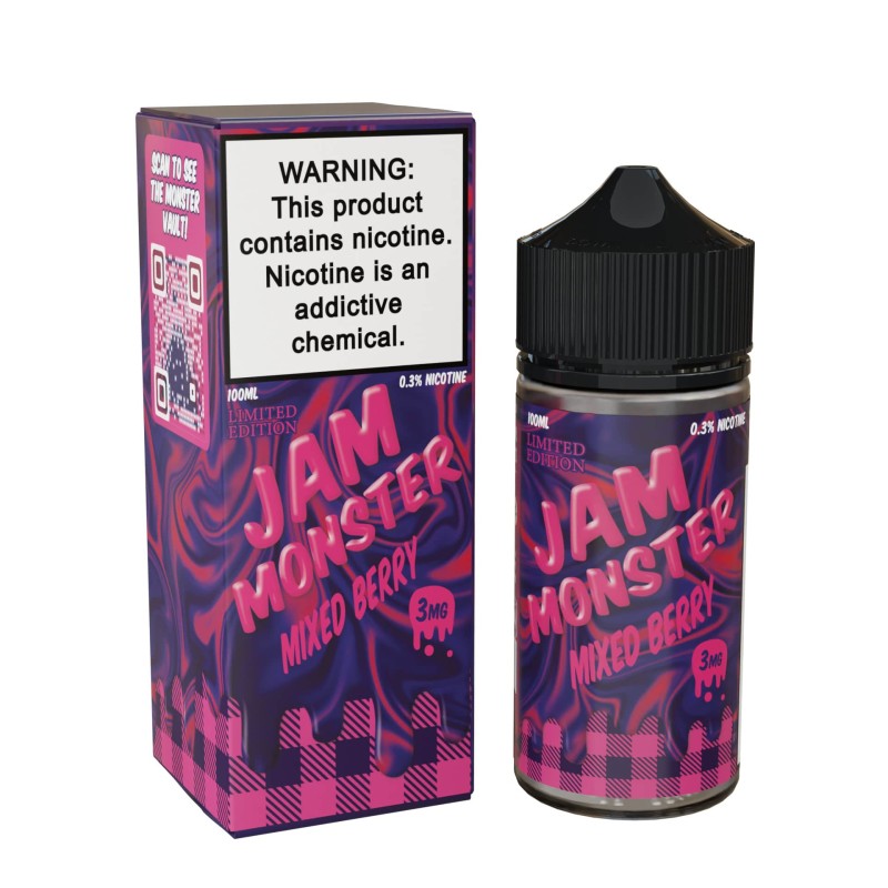 Jam Monster Tobacco-Free Nicotine E-Liquid by Monster Vape Labs