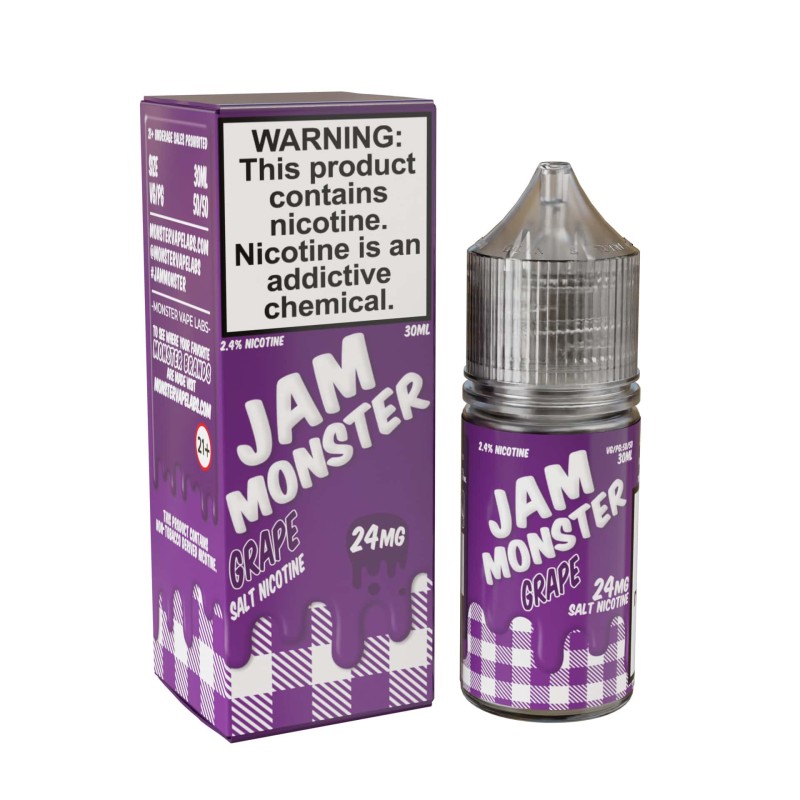 Jam Monster Tobacco Free Nicotine Salt E-Liquid by Monster Vape Labs Jam Monster Tobacco Free Nicotine Salt E-Liquid by Monster Vape Labs