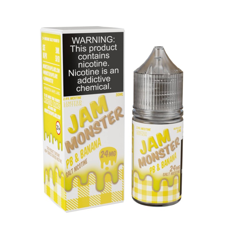 Jam Monster Tobacco Free Nicotine Salt E-Liquid by Monster Vape Labs Jam Monster Tobacco Free Nicotine Salt E-Liquid by Monster Vape Labs