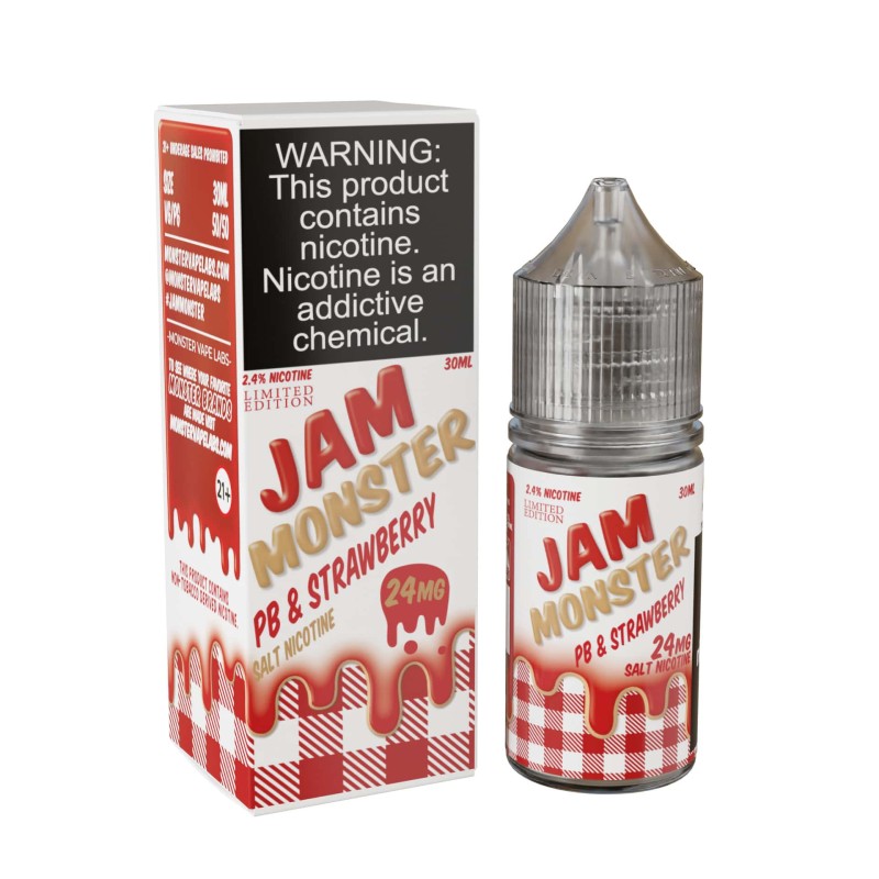 Jam Monster Tobacco Free Nicotine Salt E-Liquid by Monster Vape Labs Jam Monster Tobacco Free Nicotine Salt E-Liquid by Monster Vape Labs