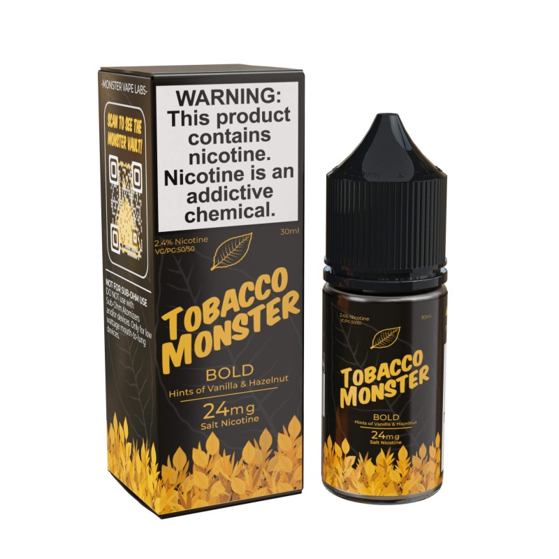 Tobacco Monster Tobacco Free Nicotine Salt E-Liquid by Monster Vape Labs