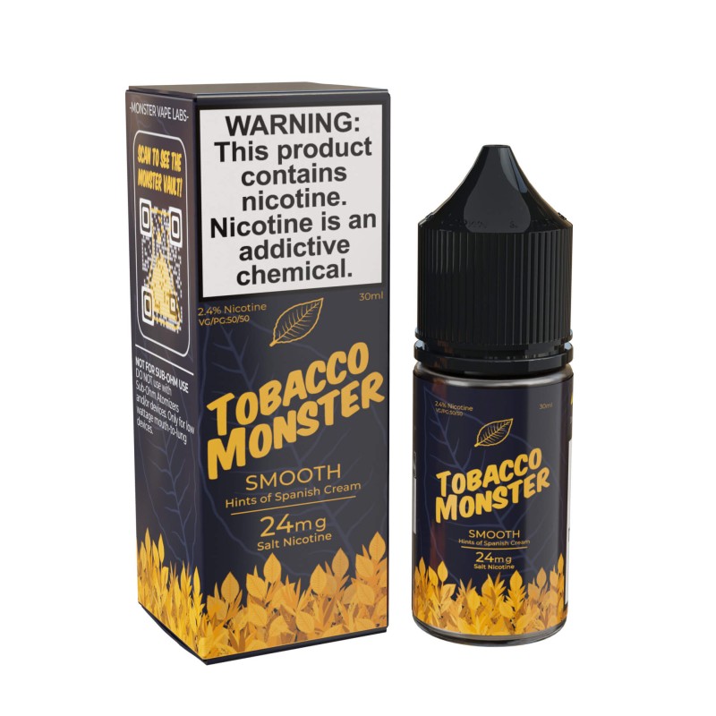 Tobacco Monster Tobacco-Free Nicotine Salt E-Liquid by Monster Vape Labs (30 ml)