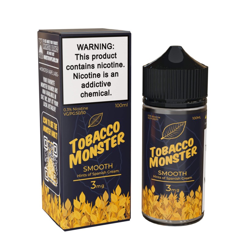 Tobacco Monster Tobacco-Free Nicotine E-Liquid by Monster Vape Labs (100 ml)