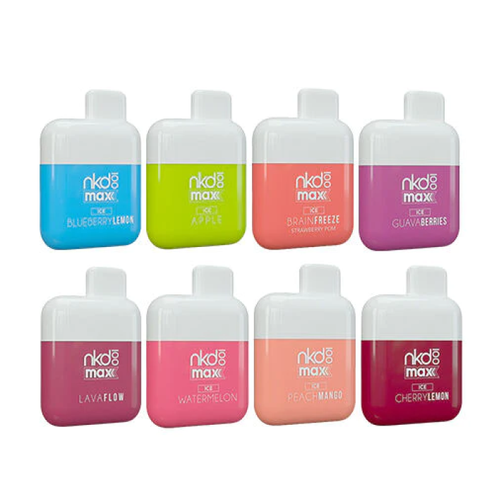 Naked 100 Max Disposable 4500 Puffs (Box of 10)) Naked 100 Max Disposable 4500 Puffs (Box of 10))