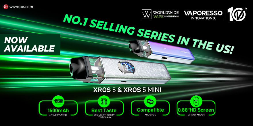 XROS 5 & XROS 5 Mini by Vaporesso - Now Available at WWV!