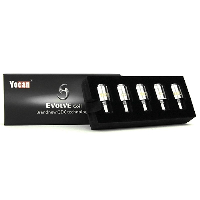 Evolve Plus Quartz Dual Replacement Coils by Yocan (5-Pcs Per Pack) Evolve Plus Quartz Dual Replacement Coils by Yocan (5-Pcs Per Pack)