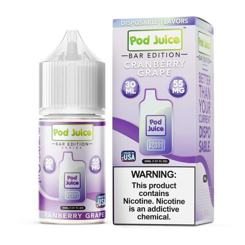 Pod Juice PJ5000 Series Tobacco-Free Nicotine Salt E-Liquid (30 mL) Pod Juice PJ5000 Series Tobacco-Free Nicotine Salt E-Liquid (30 mL)