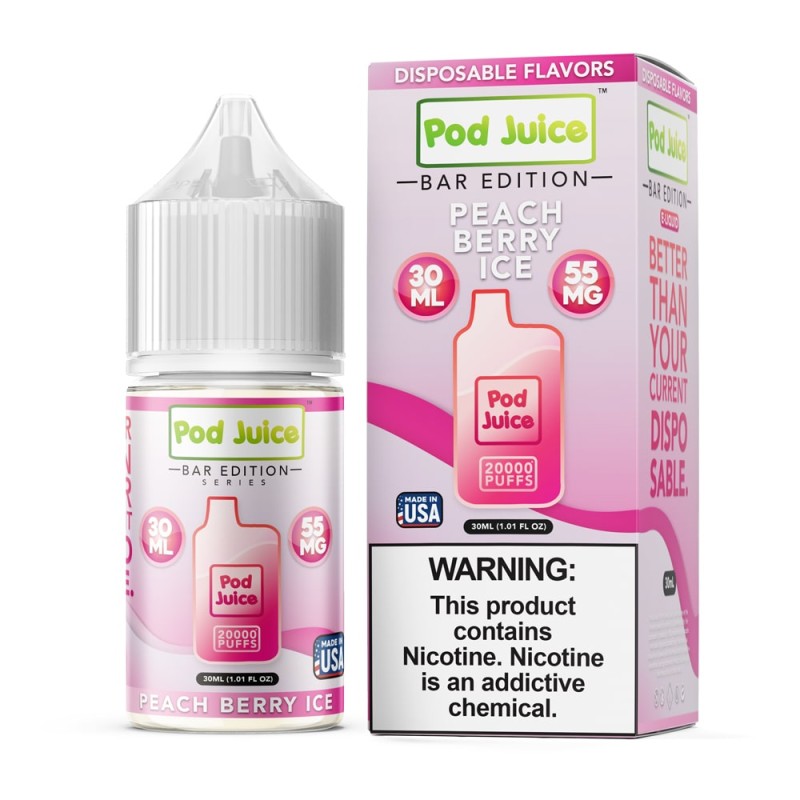 Pod Juice PJ5000 Series Tobacco-Free Nicotine Salt E-Liquid (30 mL) Pod Juice PJ5000 Series Tobacco-Free Nicotine Salt E-Liquid (30 mL)
