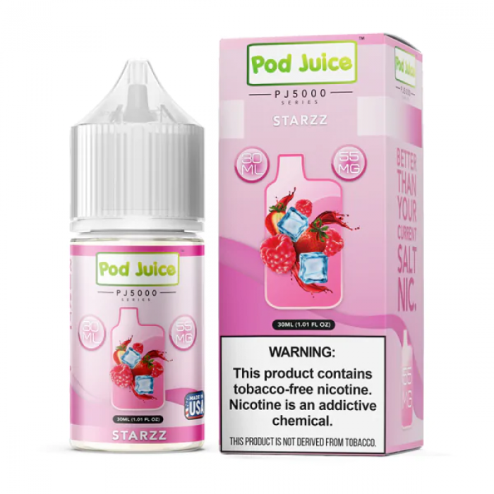 Pod Juice PJ5000 Series Tobacco Free Nicotine Salt E-Liquid (30 mL)