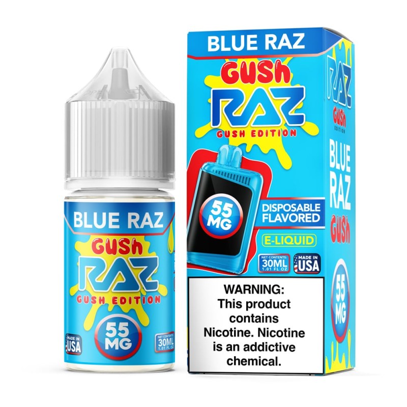 Raz x Pod Juice Gush Edition Tobacco-Free Nicotine Salt E-Liquid (30 mL) Raz x Pod Juice Gush Edition Tobacco-Free Nicotine Salt E-Liquid (30 mL)