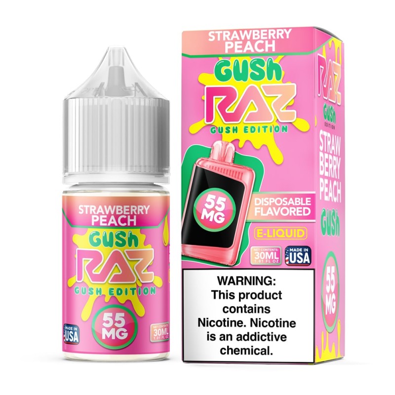 Raz x Pod Juice Gush Edition Tobacco-Free Nicotine Salt E-Liquid (30 mL) Raz x Pod Juice Gush Edition Tobacco-Free Nicotine Salt E-Liquid (30 mL)