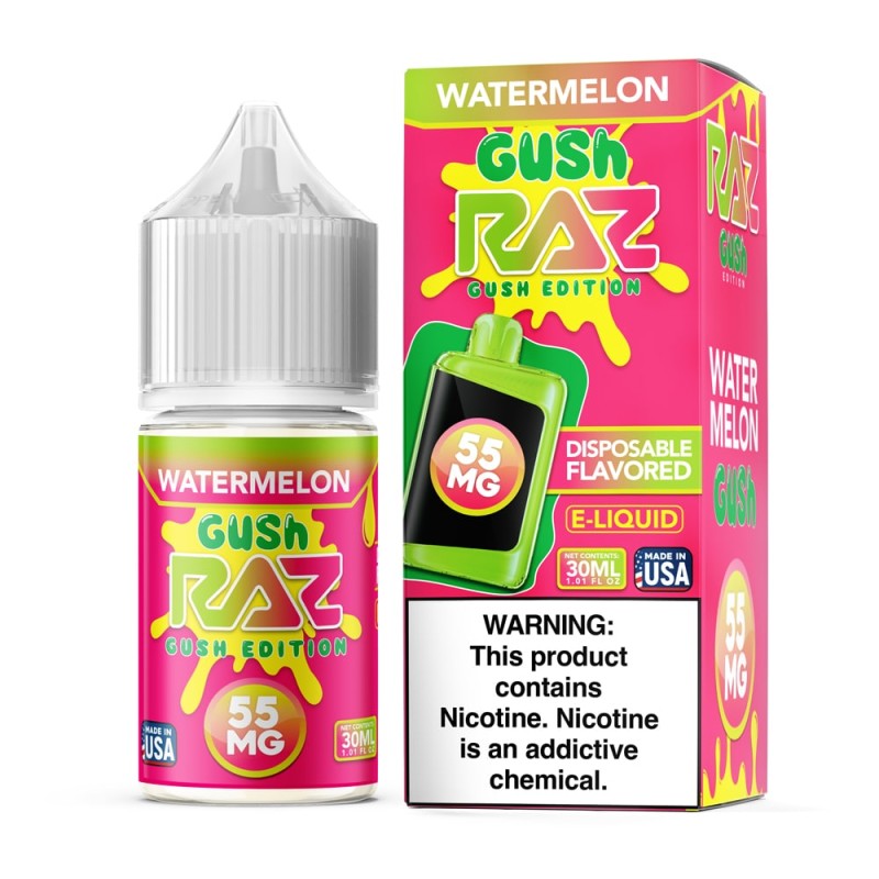 Raz x Pod Juice Gush Edition Tobacco-Free Nicotine Salt E-Liquid (30 mL) Raz x Pod Juice Gush Edition Tobacco-Free Nicotine Salt E-Liquid (30 mL)