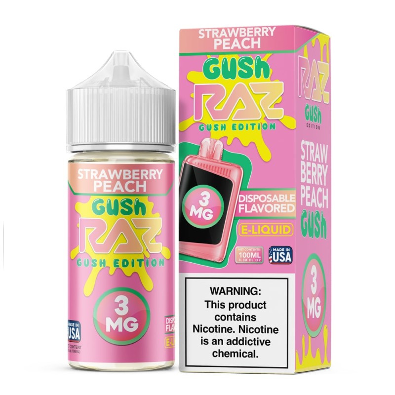 Raz x Pod Juice Gush Edition Tobacco-Free Nicotine E-Liquid (100 mL) Raz x Pod Juice Gush Edition Tobacco-Free Nicotine E-Liquid (100 mL)