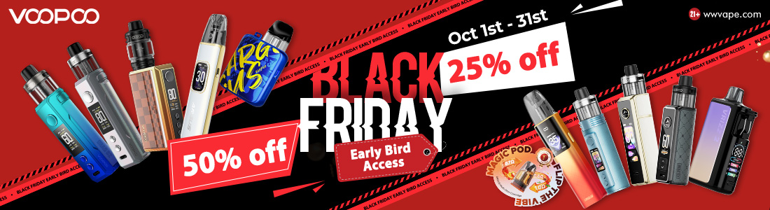 Voopoo Early Black Friday Promotion