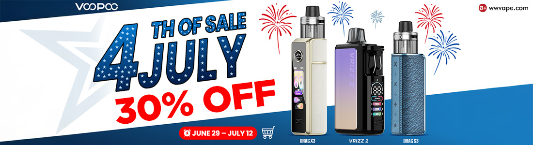 Voopoo Independence Day Promotion