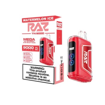 RAZ TN9000 Disposable Vape 9000 Puffs (Box of 5) RAZ TN9000 Disposable Vape 9000 Puffs (Box of 5)