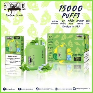 SnoopySmoke Extra Tank 15000 Puffs Disposable (Box of 10)