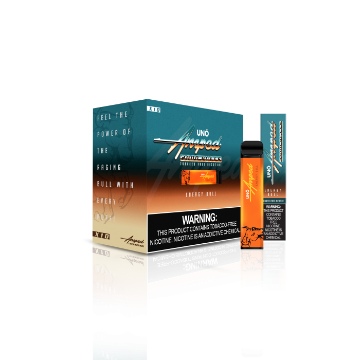 Uno Amped Tobacco Free Nicotine Disposable (Box of 10) Uno Amped Tobacco Free Nicotine Disposable (Box of 10)