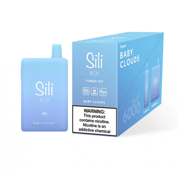 Sili Box Disposables 6000 puffs (Box of 5)